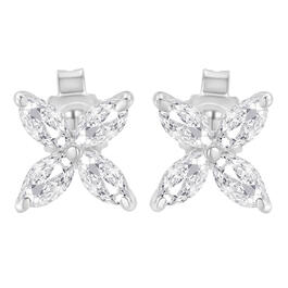 Diamond Classics&#8482; 14kt. White Gold Diamond Stud Earrings