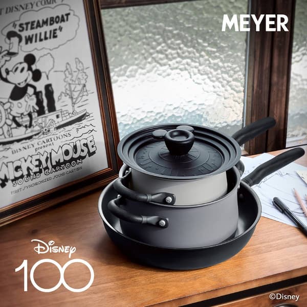 Disney 4pc. Steamboat Willie Nonstick Induction Cookware Set