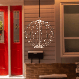 Northlight LED Lighted 3D Hanging Sphere Christmas Decoration