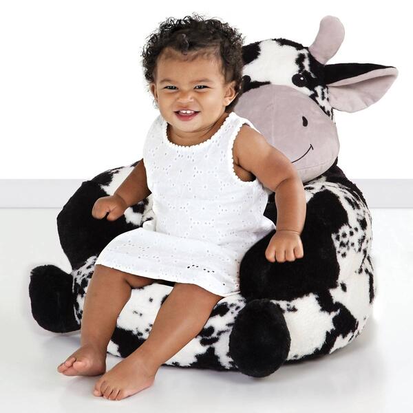 Kids Trend Lab&#40;R&#41; Plush Cow Character Chair - image 