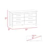 FM FURNITURE Luxor 6 Drawer Double Dresser - image 8