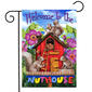 Briarwood Lane Welcome to the Nuthouse Garden Flag - image 1
