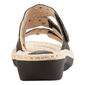 Womens Cliffs by White Mountain Caring Smooth Wedge Slide Sandals - image 3