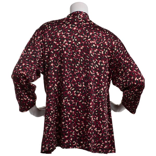 Petite Notations 3/4 Sleeve Two In One Top with Necklace