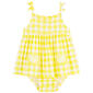 Baby Girl &#40;NB-24M&#41; Carters&#40;R&#41; Check w/ Lemon Pocket Sunsuit - image 1