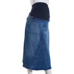 Womens Savi Parker Over The Belly Denim Maternity Skirt