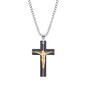 Mens Creed Crucifix Cross Box Necklace - image 1