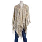 Womens Altare Brushed Plaid Ruana - image 1