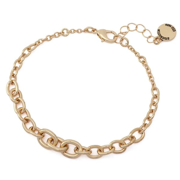 Steve Madden Graduated Chain Link Bracelet - image 