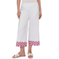 Petites Alfred Dunner Hothouse Florals Embroidered Hem Colored D - image 1