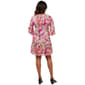 Womens Ninety Clothing 3/4 Sleeve Pleat A-Line Dress - image 3