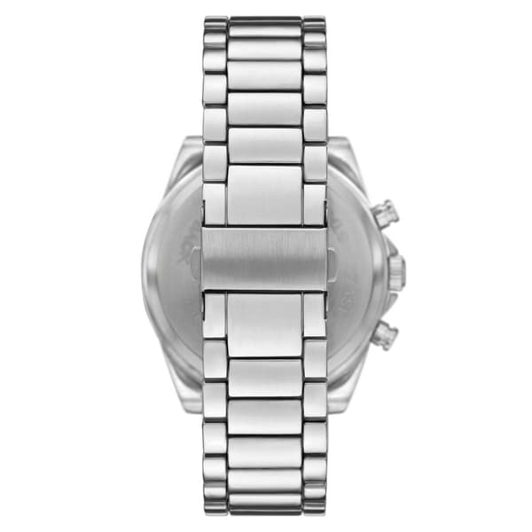 Mens Folio Silver-Tone Watch/Bracelets/Flask Set - FMDFL6075