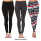 Womens White Mark 3pk. Leggings - image 3