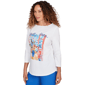 Petite Ruby Rd. Must Haves II 3/4 Sleeve Bella Vista Tee - image 3