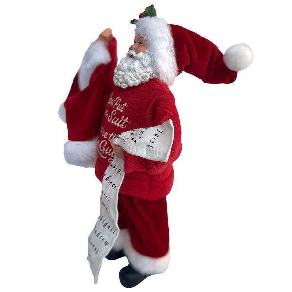 Santa''s Workshop 12in. The Suit Clause