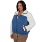 Plus Size Alfred Dunner Sunset Ridge Denim & Sherpa Bomber Jacket - image 3