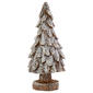 Resin Christmas Tree Figurine w/ Snowy Finish - image 1