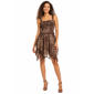 Juniors Trixxi Chiffon Hanky Hem Bungee Strap High Low Dress - image 1