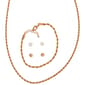 Design Collection Gold-Tone 4-Piece Necklace/Bracelet/Earrings - image 1