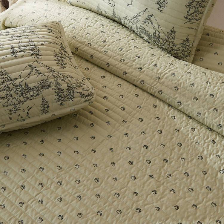 FreshFolds Moonlight Ridge 3pc. Bear Mountain Quilt Set