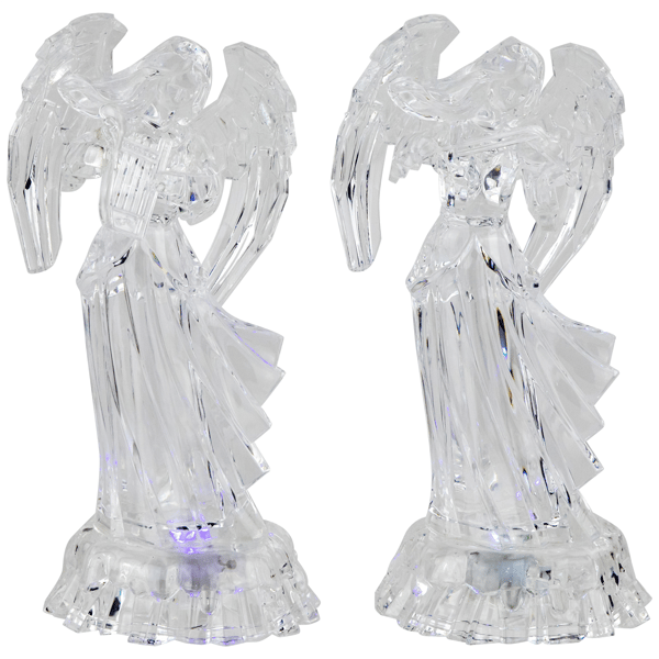 Northlight 2pc. LED Color Changing Angel Acrylic Christmas Décor