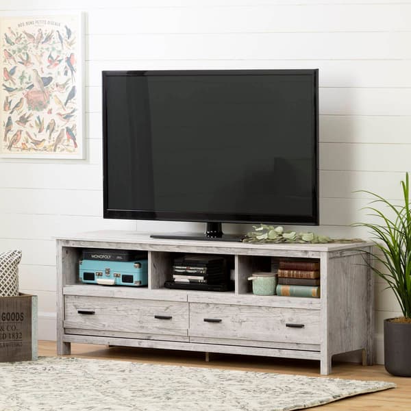 South Shore Exhibit Seaside Pine TV Stand