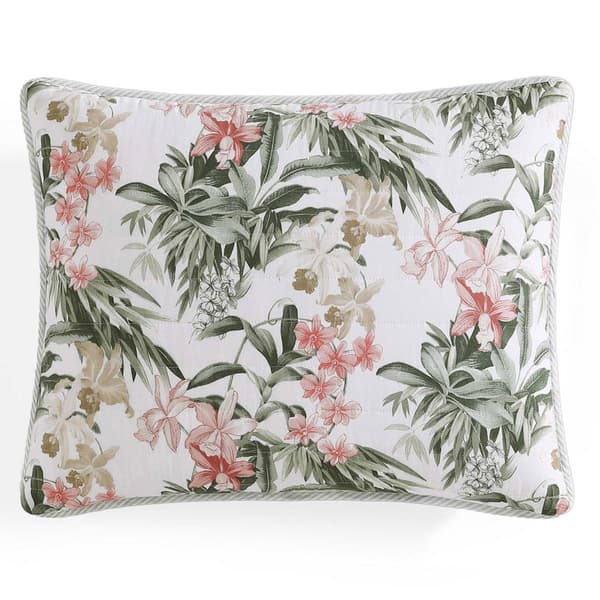 Tommy Bahama Island Orchid Reversible Quilt Set