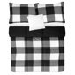 Sweet Home Collection 4pc. Buffalo Check Reversible Comforter Set - image 2
