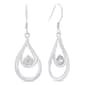 Forever New Sterling Silver CZ Double Pear Shape Earrings - image 1
