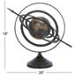 9th &amp; Pike® Black Aluminum Industrial Globe - image 6