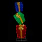 Northlight Seasonal 48in. Tinsel Outdoor Christmas Gift Boxes - image 3