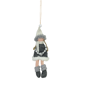 Northlight 4ct. Girls with Scarves Christmas Doll Ornaments - image 6