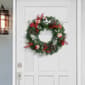 Puleo International 24in. Red Decorated Artificial Wreath - image 2