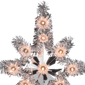 Northlight Silver Lighted Tinsel Star of Bethlehem Tree Topper - image 3