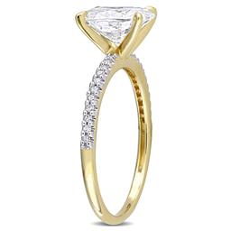 Gemstone Classics™ 14kt. Gold 2ctw. Moissanite Engagement Ring