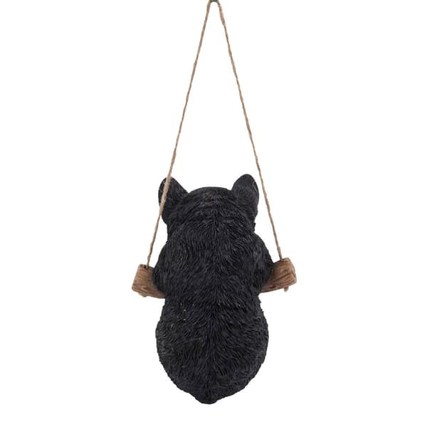 Hi-Line Gift Hanging Black and White Kitten Statue
