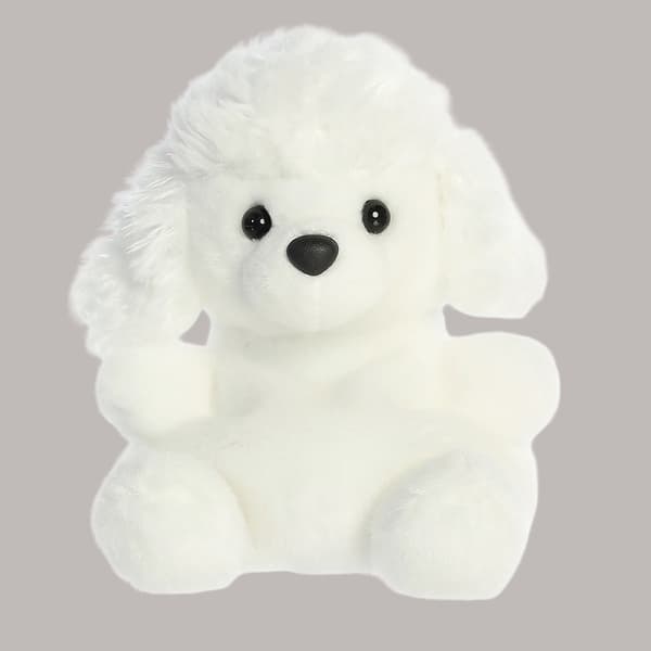 Palm Pals(tm) 4in. Lulu Poodle(tm) Eco Friendly Plush Beanie - image 