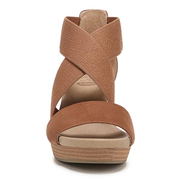 Womens Dr. Scholl's Barton Band Fabric Wedge Sandals