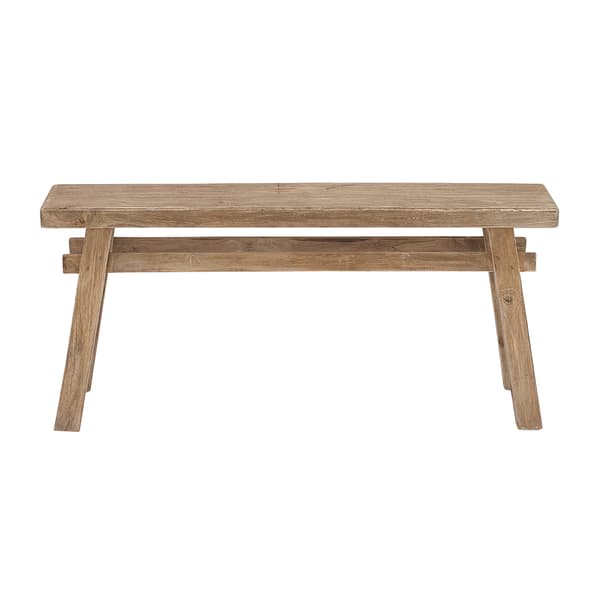 9th & Pike&#40;R&#41; Brown Mahogany Rustic Bench