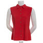 Womens Tommy Hilfiger Sleeveless Button Front Knit Blouse - image 3