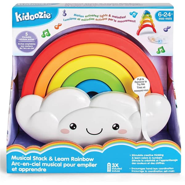 Kidoozie Musical Stack & Learn Rainbow