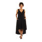 Plus Size 24/7 Comfort Apparel Sleeveless Hi Low Dress - image 1
