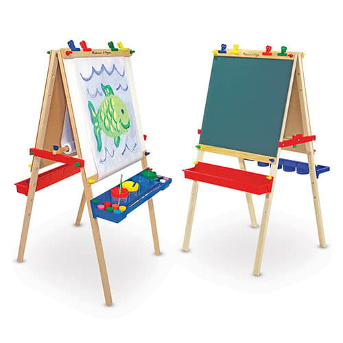 Melissa &amp; Doug® Deluxe Wooden Standing Art Easel