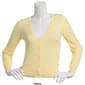 Juniors No Comment Mix Stitch Button Front Cardigan - image 4