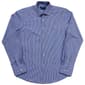 Mens Nautica Slim Fit Stretch Dress Shirt - White/Navy Checkered - image 1