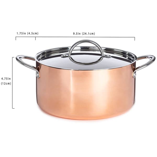 BergHOFF Vintage Tri-Ply Copper 5.75qt. Dutch Oven