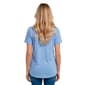 Petite Hasting & Smith Short Sleeve Crinkle Coastal Tee - image 2