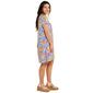 Plus Size Harlow & Rose Paisley Shift Dress-Ultramarine - image 4