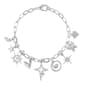 Ashley by Ashley Cooper Silver-Tone Celestial Charm Bracelet - image 1