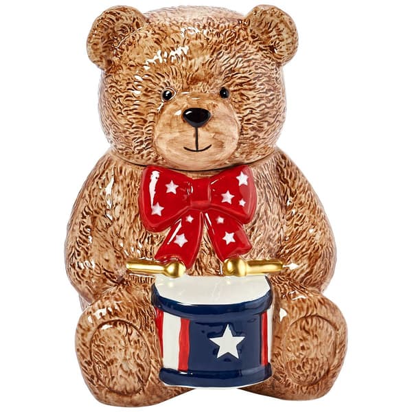 Home Essentials 136 Oz Teddy Bear Cookie Jar - image 